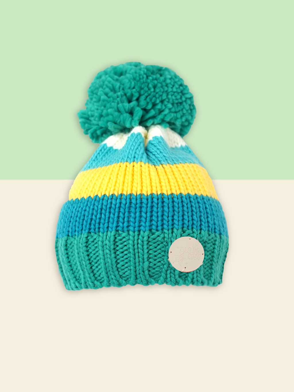 Striped Bobble Hats - Blade & Rose UK