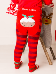 Weihnachtspudding-Leggings