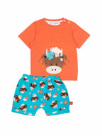 Pantalones cortos de muselina de vaca Bonnie Highland