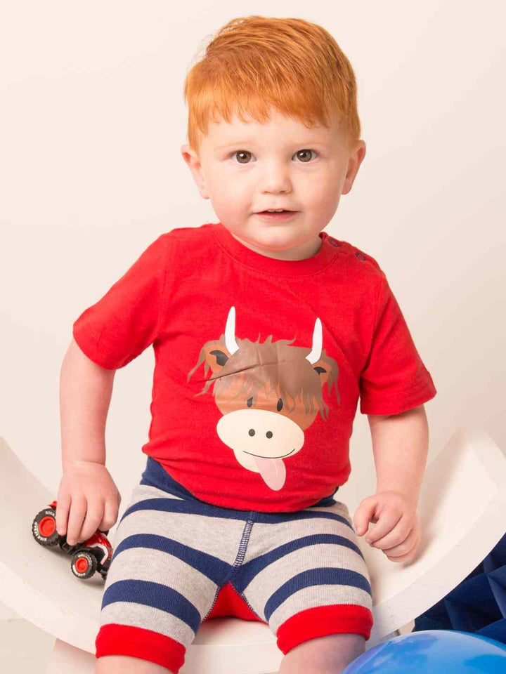Camiseta de vaca Hamish Highland