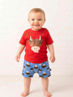 Pantalones cortos de muselina de vaca Hamish Highland