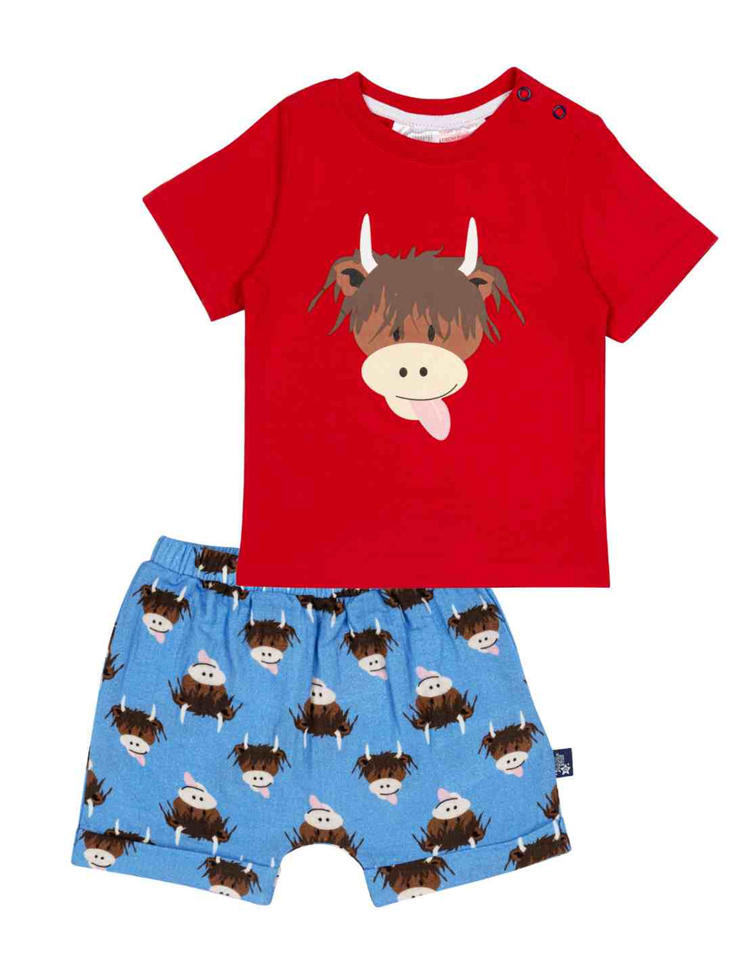 Pantalones cortos de muselina de vaca Hamish Highland