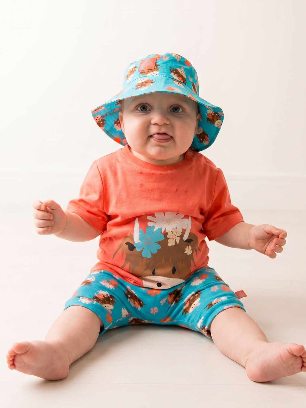 Pantalones cortos de muselina de vaca Bonnie Highland