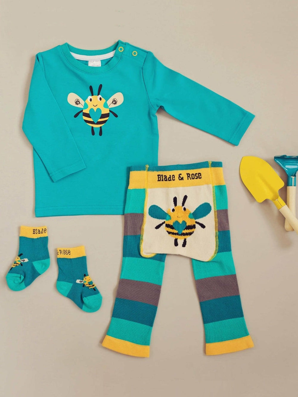 Buzzy Bee Sock Blade & Rose