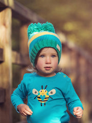 Child Wearing Buzzy Bee Top