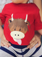 Highland Cow T-Shirt Blade & Rose