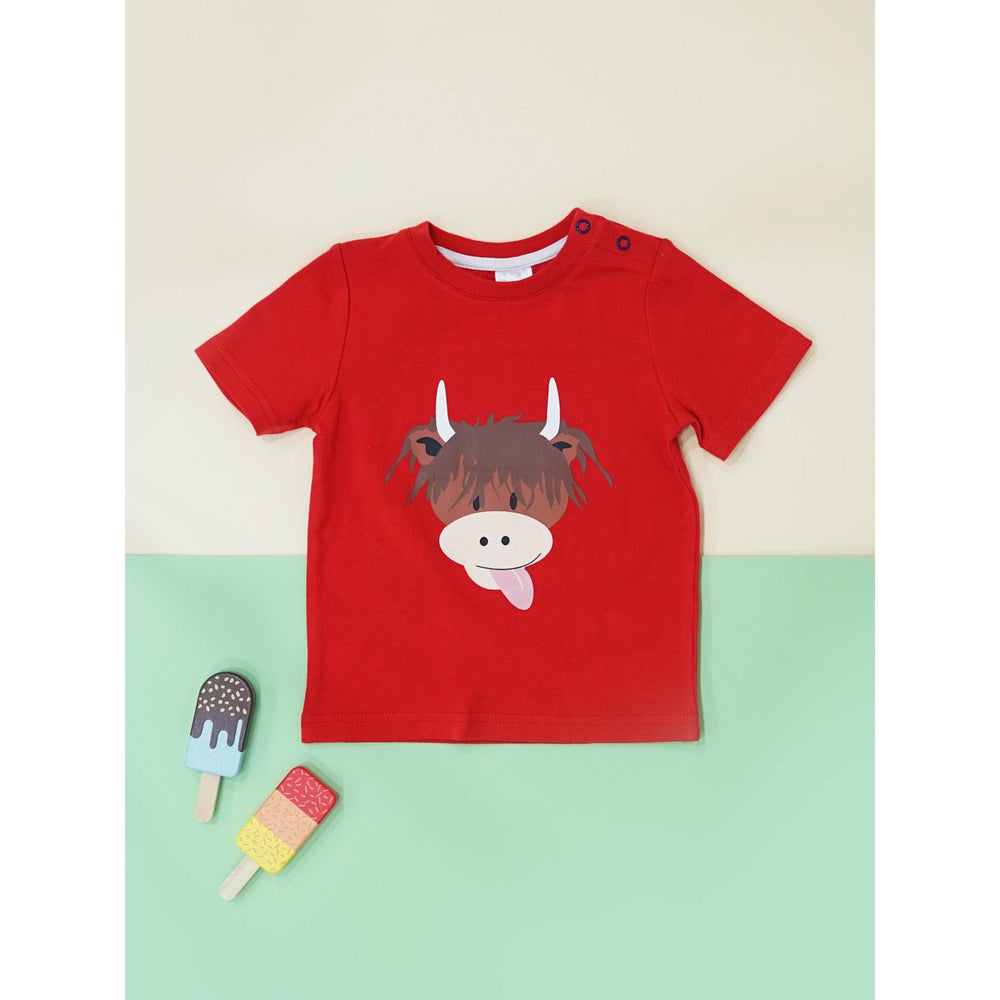 Highland Cow T-Shirt Blade & Rose