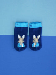 Peter Rabbit Navy Sock Blade & Rose