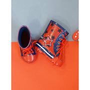 Red & Blue Star Wellies