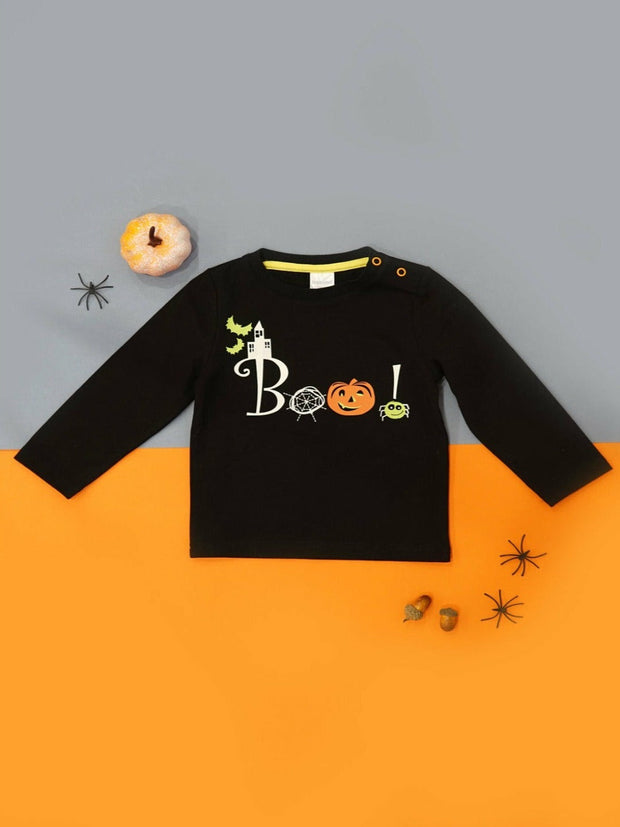 Halloween Boo Top with Glow in the Dark Features