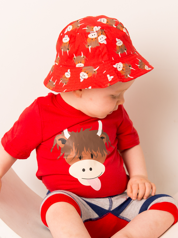 Hamish Highland Cow Summer Hat