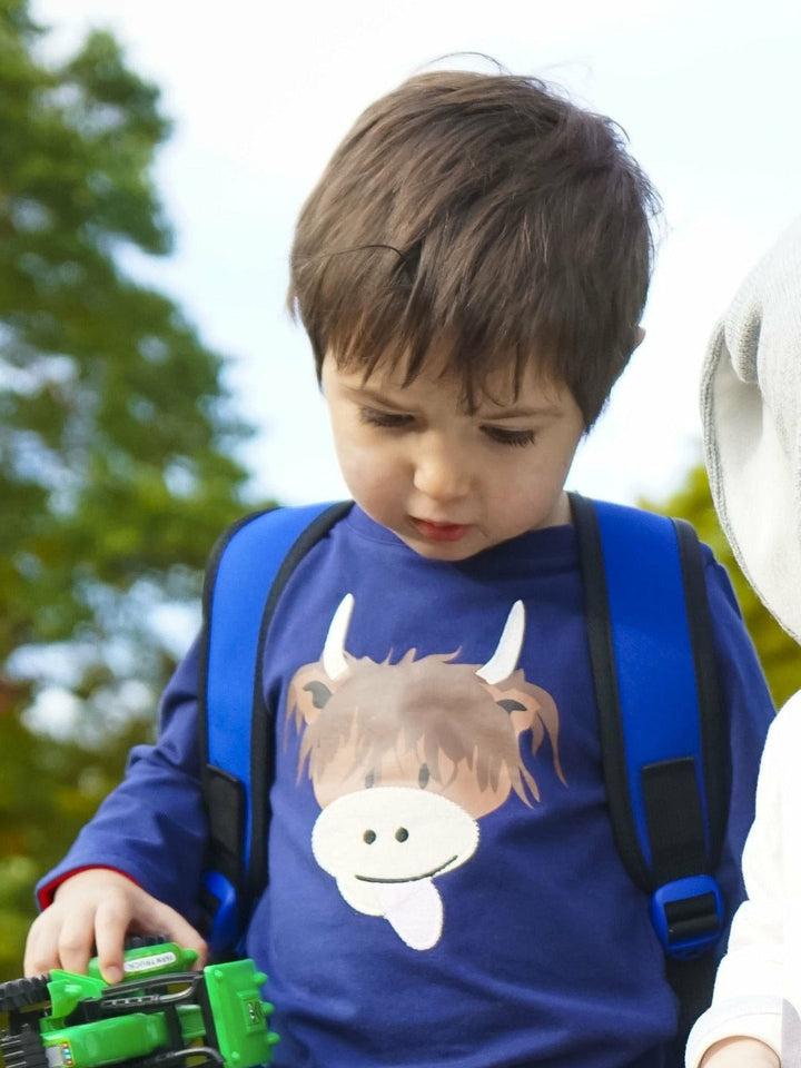 Highland Cow Top Blade & Rose
