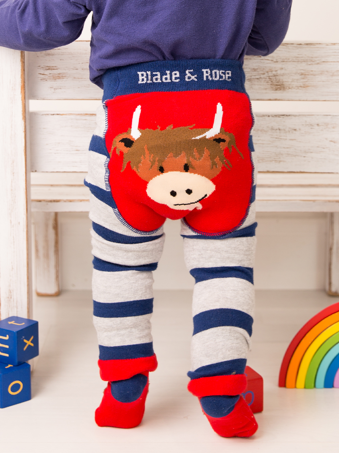 Highland Cow Leggings Blade & Rose