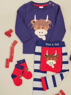 Highland Cow Top Blade & Rose