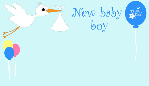 New Baby Boy Gift Card
